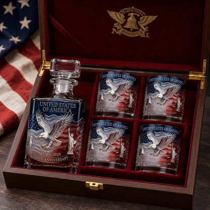 🔥Father's Day 50% OFF🔥Limited Edition 2026 USA 250th Anniversary Commemorative Glass – 1776-2026 Heritage Edition
