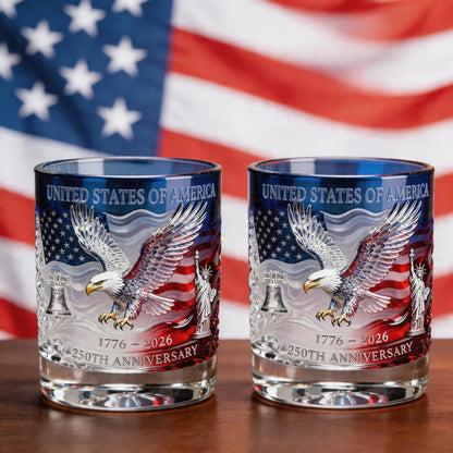 🔥Father's Day 50% OFF🔥Limited Edition 2026 USA 250th Anniversary Commemorative Glass – 1776-2026 Heritage Edition