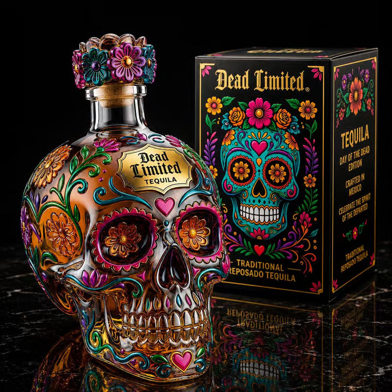 2026🔥AcouStle🍷Limited edition Day of the Dead tequila bottle🎁