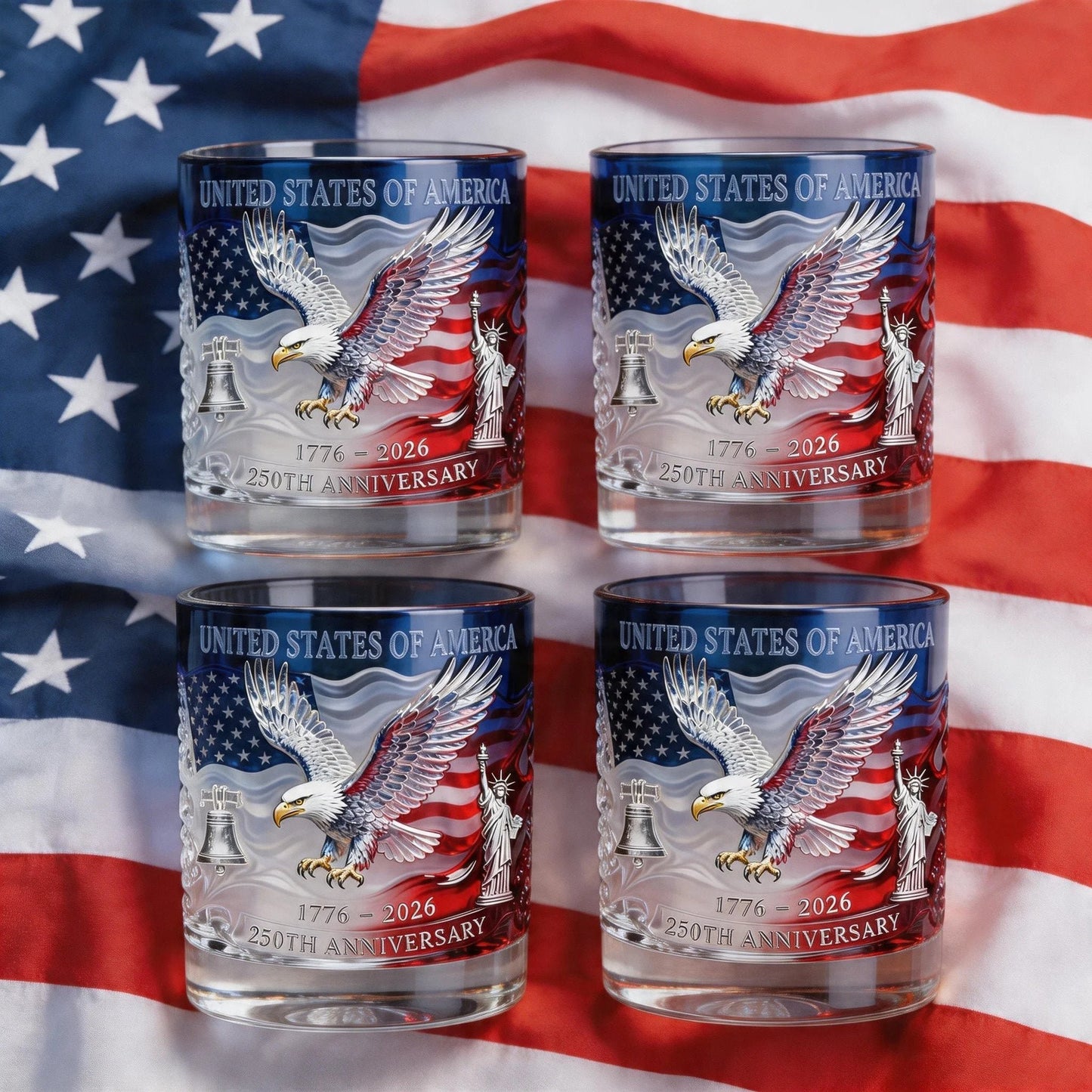 🔥Father's Day 50% OFF🔥Limited Edition 2026 USA 250th Anniversary Commemorative Glass – 1776-2026 Heritage Edition