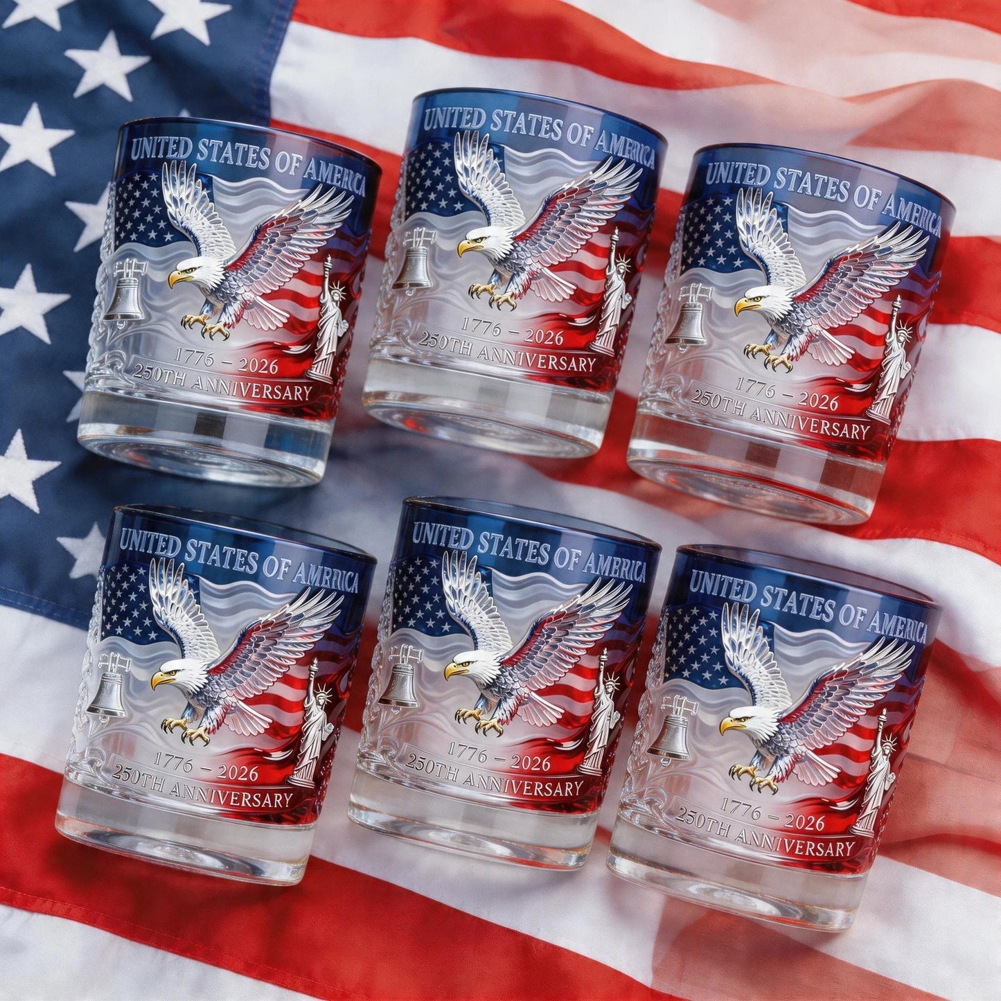 🔥Father's Day 50% OFF🔥Limited Edition 2026 USA 250th Anniversary Commemorative Glass – 1776-2026 Heritage Edition